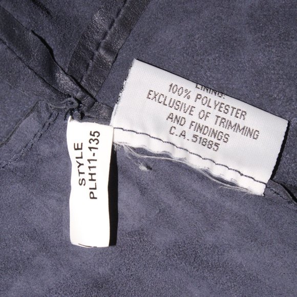 Bod & Christensen Womens Sz 8 Genuine Leather Eye Hook Front Moto Drape Jacket - Picture 9 of 12